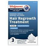 Walgreens Minoxidil Foam 5% Hair Regrowth Treatment for Men