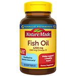Nature Made Fish Oil 1200mg Omega-3, Softgels, Lemon
