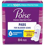 Poise Pads, Moderate Absorbency, Long Length