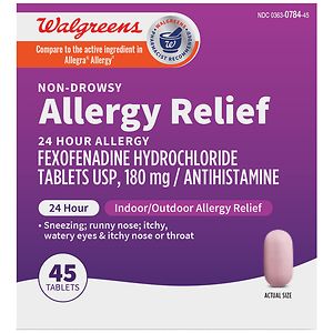  Walgreens Wal-Fex 180mg, Tablets 