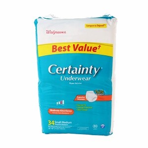 Walgreens Certainty Unisex Underwear Moderate image