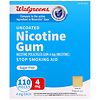 Walgreens Nicotine Gum 4 mg Original