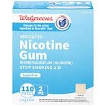 Walgreens Nicotine Gum, 2mg Original product image