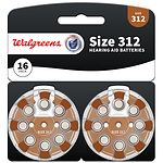 Walgreens Hearing Aid Batteries Zero Mercury Size 312
