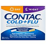 Contac Cold + Flu Dual Formula Pack 16 Day Caplets/12 Night Caplets
