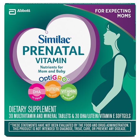 Similac Prenatal Dietary Supplement Tablets and Softgels