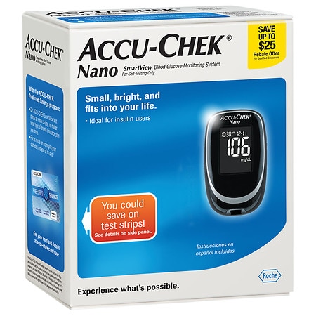 FREE Accu-Chek Nano Nano SmartView Blood Glucose Monitoring System