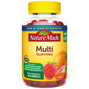 Nature Made Multi Adult Gummies Orange, Cherry & Mixed Berry image