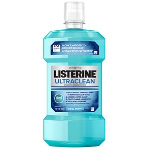 LISTERINE Ultra Clean Antiseptic Mouthwash Cool Mint image