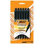 Soft Feel Retractable Ball Point PensBlack wag-Soft Feel Retractable Ball Point PensBlack