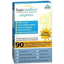 Hair Confirm HairConfirm Express Hair Follicle Multi-Drug Test Kit 7 