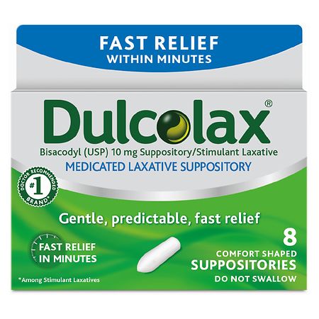 dulcolax laxative suppositories