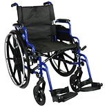 Medline Empower Lightweight Wheelchair Blue