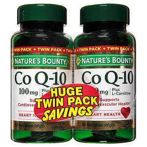  Nature's Bounty Q-Sorb CoQ10 100 mg Dietary Supplement Softgels Twinpack 