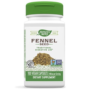 Nature's Way Herbal Single, Fennel Seed, Capsules image
