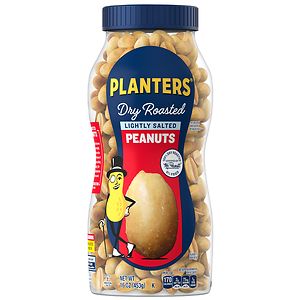 Planters Dry Roasted Peanuts Lightly Salted image