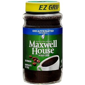  Maxwell House Instant Coffee Decaffeinated Original 