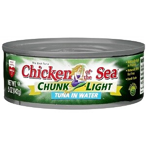 Chicken of the Sea Chunk Light Tuna in Water image