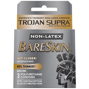 Trojan Supra Lubricated Premium Polyurethane Condoms image
