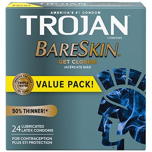 Trojan BareSkin Sensitivity Premium Lubricant Latex Condoms image