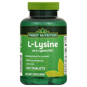 Finest Nutrition L-Lysine 1000 mg Dietary Supplement Tablets image