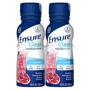 Ensure Clear Nutritional Drink, 10 fl oz Blueberry Pomegranate image