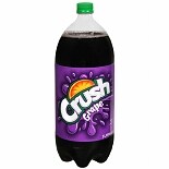 Crush Grape Soda 2 Liter Bottle Grape