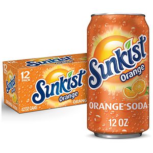 Sunkist Soda 12 Pack 12 oz Cans Orange image