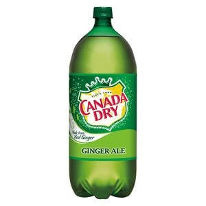  Canada Dry Soda 2 Liter Bottle Ginger Ale 