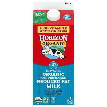 Organic Reduced Fat Milk 72