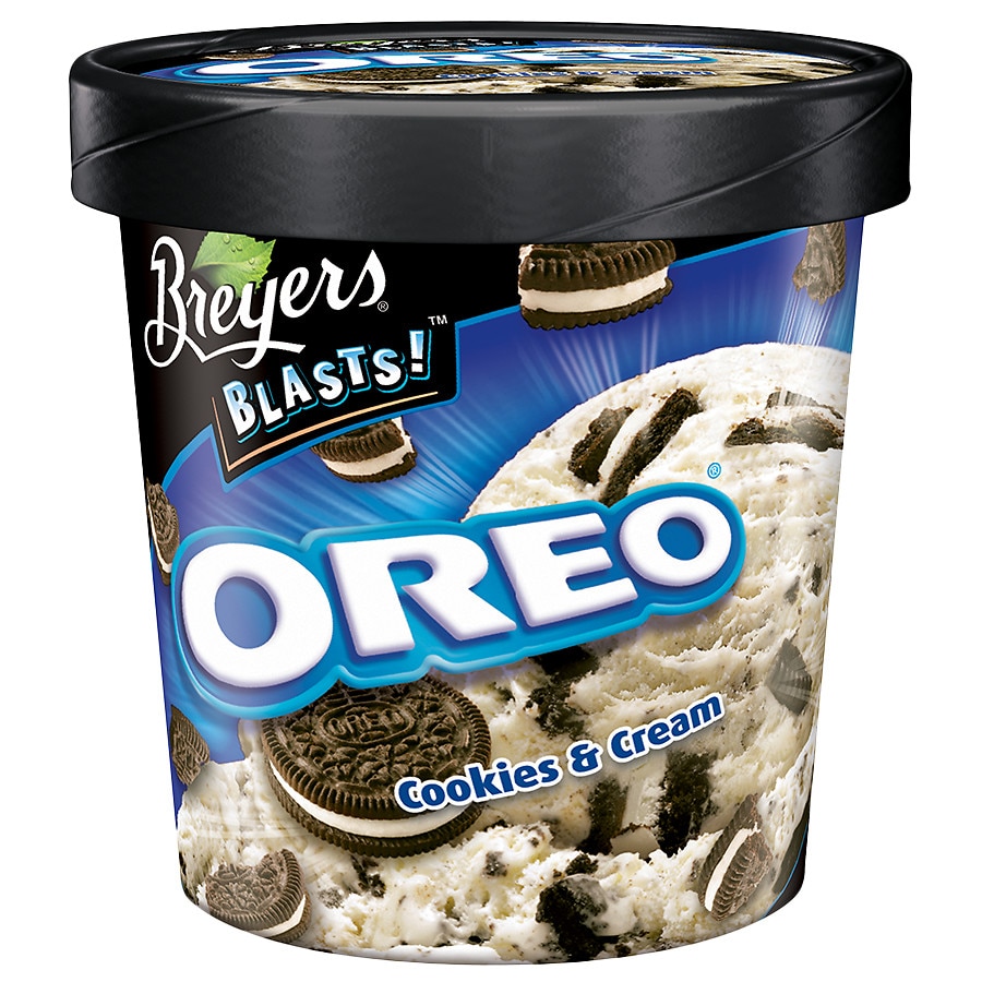 Breyers Blasts Ice Cream Oreo Cookies & Cream Walgreens