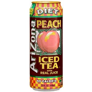  Arizona Diet Iced Tea with Real Juice Peach 