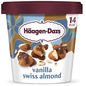 Haagen-Dazs Ice Cream Vanilla Swiss Almond image