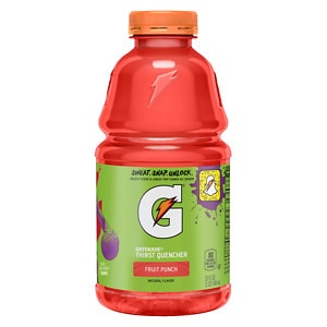 Gatorade Perform Thirst Quencher Beverage 32 oz Bottle Fruit Punch image
