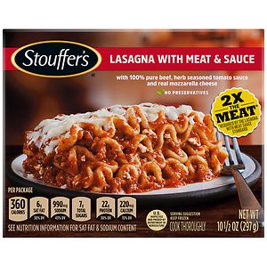 Stouffer's Homestyle Classics Frozen Entree Lasagna with Meat & Sauce image