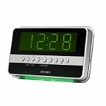 Dual Alarm Clock Radio with Wave Sensor wag-Dual Alarm Clock Radio with Wave Sensor