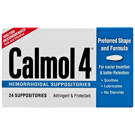 Calmol Hemorrhoidal Suppositories - 24 ea.