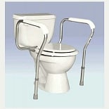 Adjustable Toilet Safety Rails wag-Adjustable Toilet Safety Rails