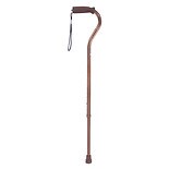 Endurance Offset Handle Cane W1340BRBronze wag-Endurance Offset Handle Cane W1340BRBronze