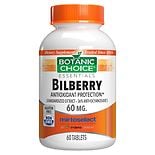 Botanic Choice Bilberry 60 mg Dietary Supplement Tablets