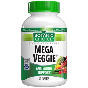  Botanic Choice Mega Veggie Herbal Supplement Tablets 