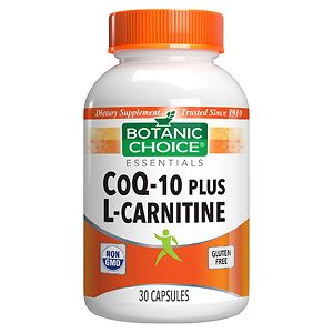 Botanic Choice CoQ10 plus L-Carnitine Dietary Supplement Capsules image