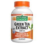 Botanic Choice Green Tea Extract 500 mg Herbal Supplement Capsules product image