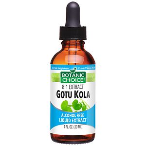  Botanic Choice Gotu Kola Herbal Supplement Liquid 