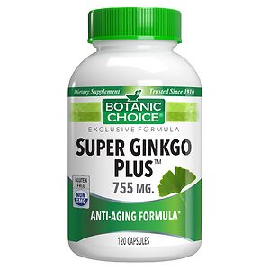 Botanic Choice Ginkgo Plus 5 Herbal Supplement Capsules image