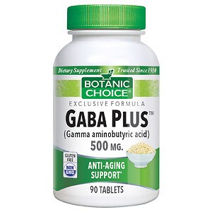 Botanic Choice GABA Plus 500 mg Dietary Supplement Tablets image