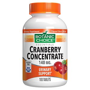 Botanic Choice Cranberry Concentrate 140 mg Dietary Supplement Tablets image