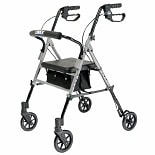 Set N Go Adjustable Height RollatorSilver wag-Set N Go Adjustable Height RollatorSilver