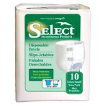 Tranquility Select Dispoable Briefs Extra Small