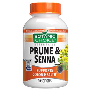  Botanic Choice Prune & Senna Dietary Supplement Softgels 